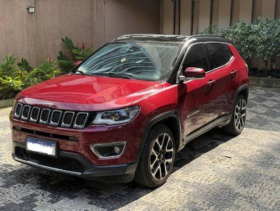 JEEP COMPASS 2.0 16V FLEX LIMITED AUTOMÁTICO JEEP COMPASS 2.0 16V FLEX LIMITED AUTOMÁTICO